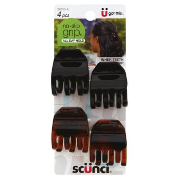 Conair Scunci Hair Clips 4-Count