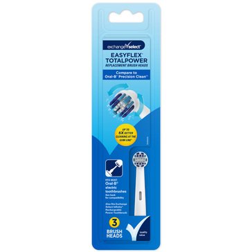 Exchange Select Easyflex Brush Heads, 3-count