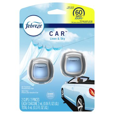 Febreze Car Freshener, Linen and Sky