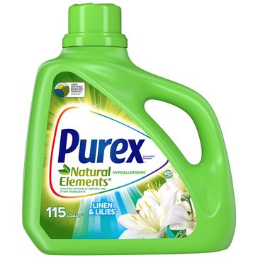 Purex Natural Elements Liquid Laundry Detergent, Linen And Lilies