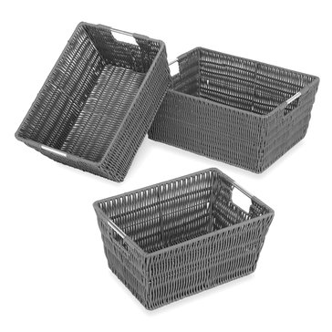 Whitmor Rattique Set of 3 Baskets