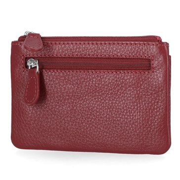 Mundi Coin Case w/ Pull Out Credit Card, Red