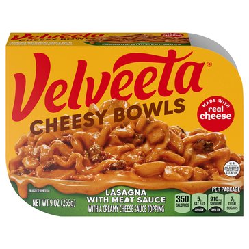 Velveeta Cheesy Lasagna with Meat Sauce Bowl, 9oz