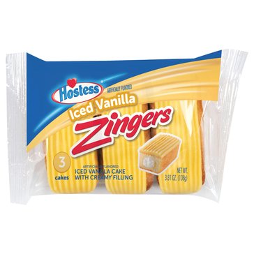 Hostess Vanilla Zingers, 3.81oz