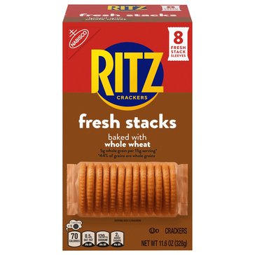 Ritz Fresh Stacks Whole Wheat Crackers, 8-Pack