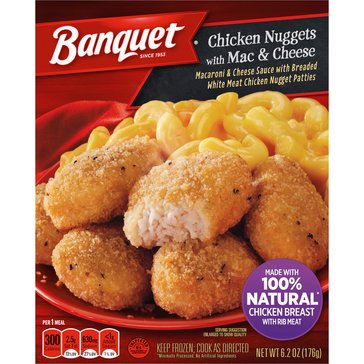 Banquet Chicken Nuggets & Macaroni N' Cheese, 7.4oz