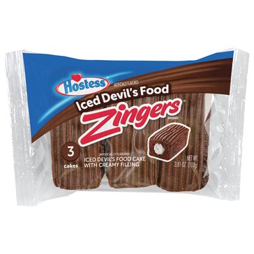 Hostess Devils Food Chocolate Zingers, 3.81oz