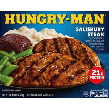 Hungry-Man Salisbury Steak Dinner, 16oz