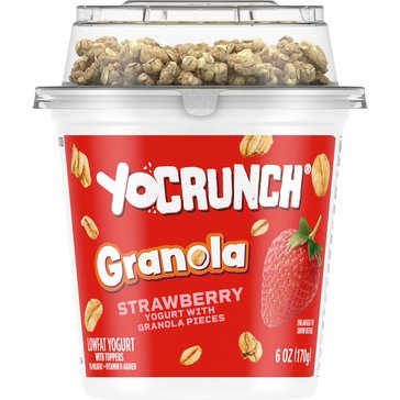 YoCrunch Strawberry Yogurt with Granola, 6oz