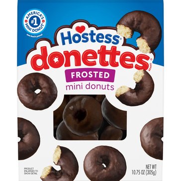 Hostess Frosted Chocolate Mini Donuts, 10.75oz