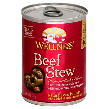 Wellness Beef Stew Dog Food, 12.5 oz