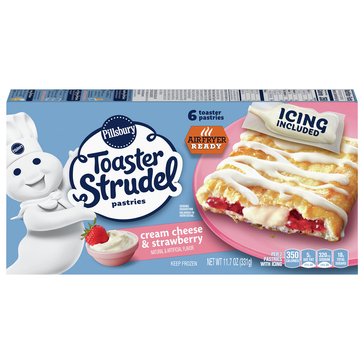 Pillsbury Strawberry Cream Cheese Toaster Strudel, 6-Count
