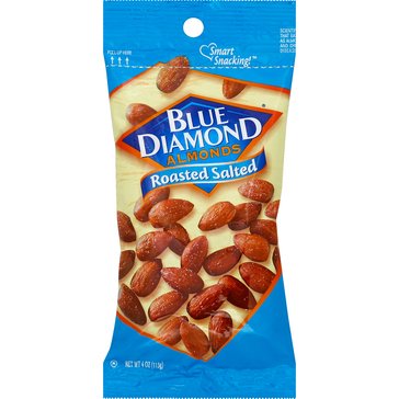Blue Diamond Roasted & Salted Almonds, 4oz