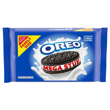 Oreo Family Size Mega Stuf Sandwich Cookies, 17.6oz