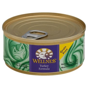 Wellness Canned Turkey Cat Food, 5.5 oz