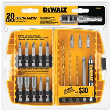 Dewalt 20-Piece Rapid Load Set