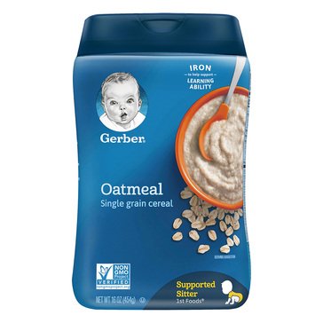 Gerber Oatmeal Cereal, 16oz 