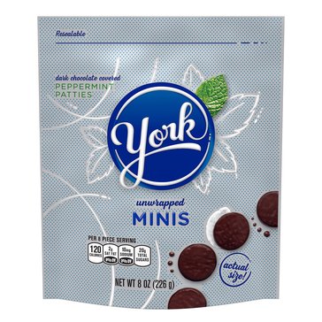 York Minis Peppermint Patties, 8oz