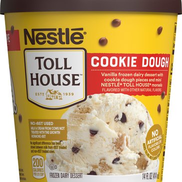 Nestle Toll House Cookie Dough Ice Cream, 14oz