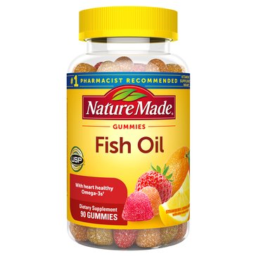 Nature Made Adult Fish Oil Gummies, 90-Count