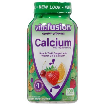 Vitafusion Calcium Gummies, 100-count
