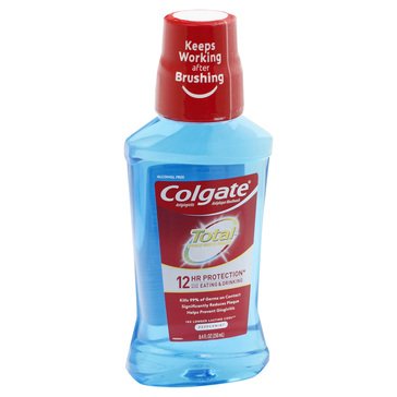 Colgate 12 Hour Total Peppermint Mouthwash, 8.4 fl oz
