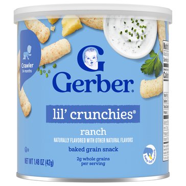 Gerber Snacks for Baby Lil' Crunchies - Ranch 1.48oz