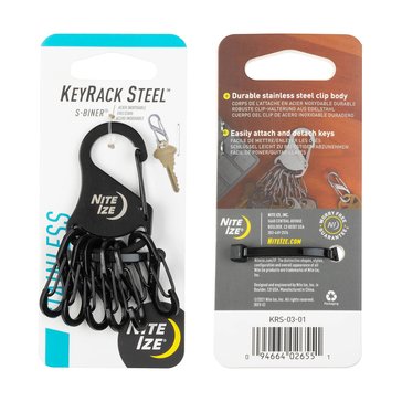 Nite Ize Keyrack Steel S-Biner