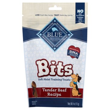 Blue Buffalo Beef Bits Dog Treats, 4 oz