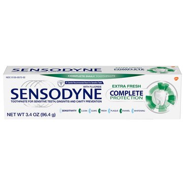 Sensodyne Complete Extra Fresh Toothpaste, 3.4oz