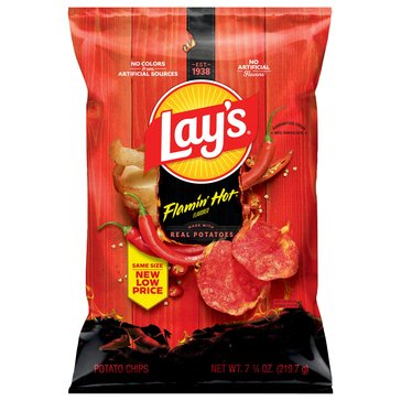 Lay's Flamin' Hot Potato Chips, 7.75oz