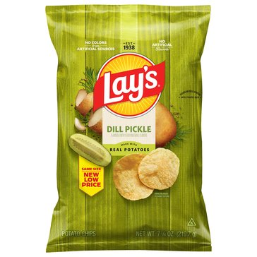 Lay's Dill Pickle Potato Chips, 7.75oz