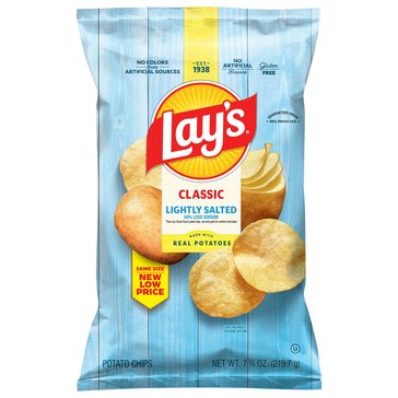 Lay's Lightly Salted Potato Chips, 7.75oz