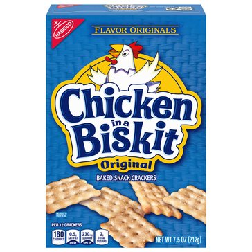 In A Biskit Original Baked Crackers, 7.5oz