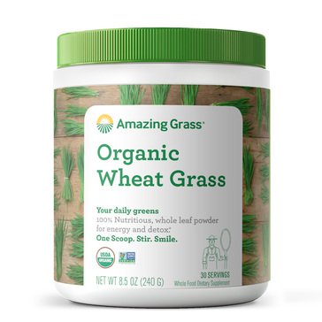 Amazing Grass Organic Wheat Grass Powder, 30-servings