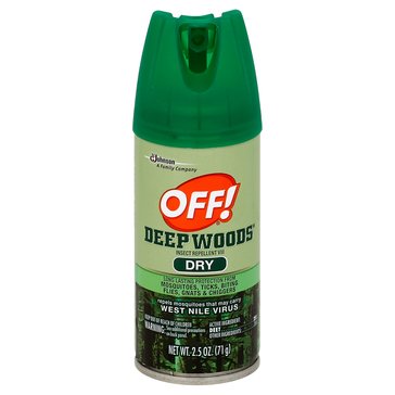 Off! Deep Woods Dry Aerosol