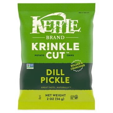 Kettle Brand Dill Pickle Potato Chips, 2 oz