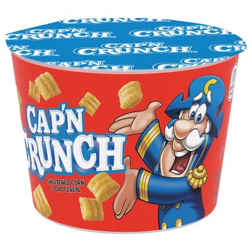 Cap'n Crunch's Sweetened Corn and Oat Cereal Cup