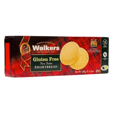 Walkers Gluten Free Shortbread Cookies, 4.9oz