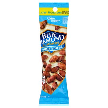 Blue Diamond Lightly Salted Almonds Tube, 1.5oz