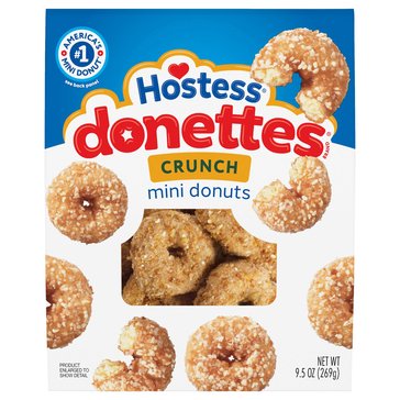 Hostess Crunch Donettes, 9.5oz