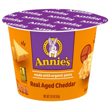 Annies Homegrown Real Aged Cheddar Mac N' Cheese, 2.01oz