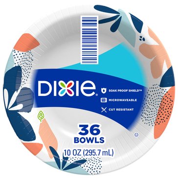 Dixie Everyday Printed Paper Bowls, 36-Count