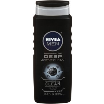 Nivea Men's Active Clean Body Wash 16.9oz