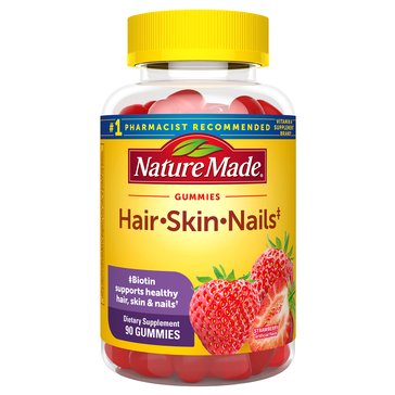 Nature Made Hair, Skin, & Nails Gummies, 90-Count
