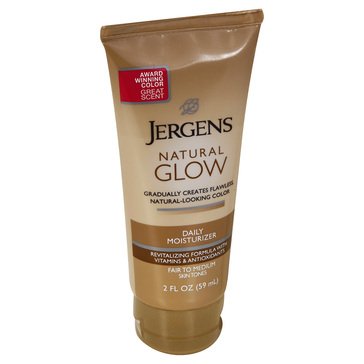 Jergens Travel Size Natural Glow Daily Moisture Fair/Medium 2oz