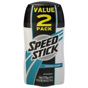 Speed Stick Men's Ocean Surf Deodorant 3oz Twin Pack