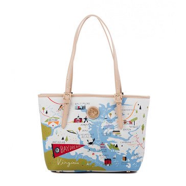 Spartina 449 Bay Dreams Zip Top Small Tote