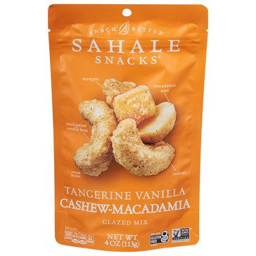 Sahale Tangerine Vanilla Cashew Macadamia 4-Ounce