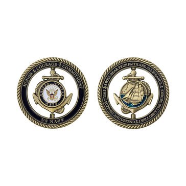 Vanguard Navy Core Values Coin